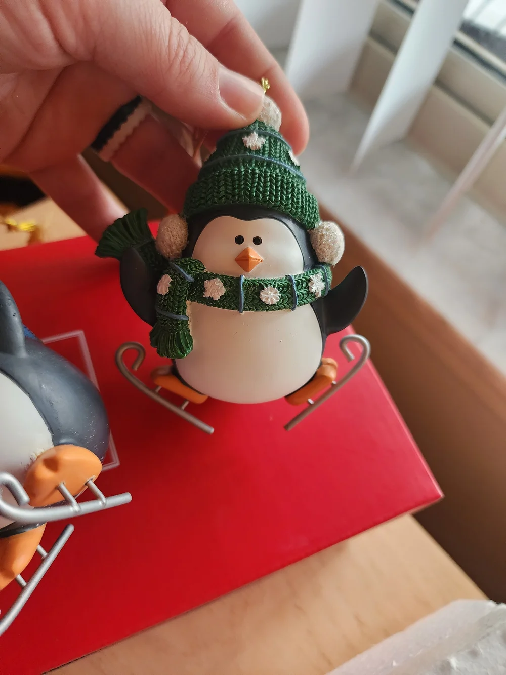 Lenox Porcelain Penguin Christmas Tree Ornaments Set of 3 — NIB